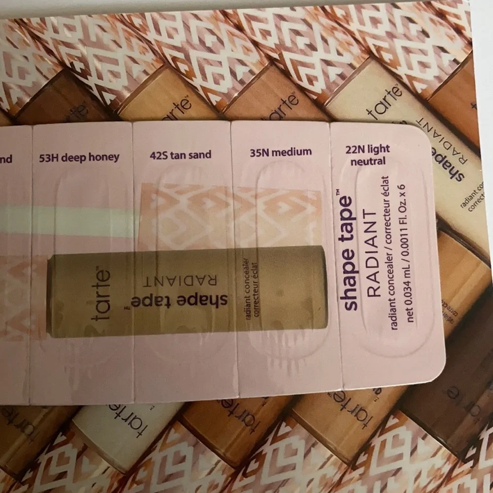 Tarte shape tape RADIANT concealer SAMPLE